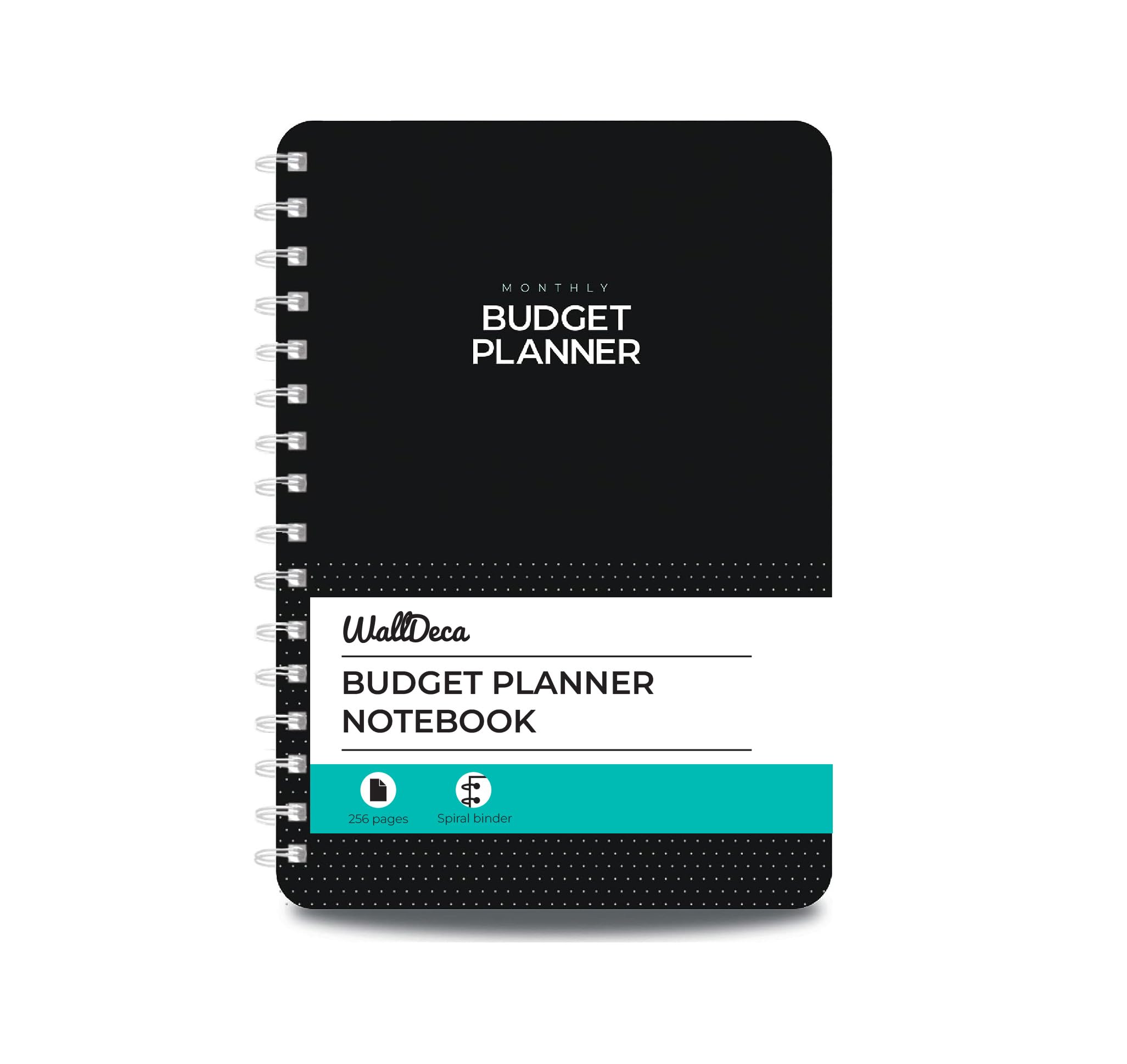 Walldeca - Undated Budget Planner, Expense Tracker Notebook, Monthly Budgeting Journal, Finance Planner & Accounts Book To Take