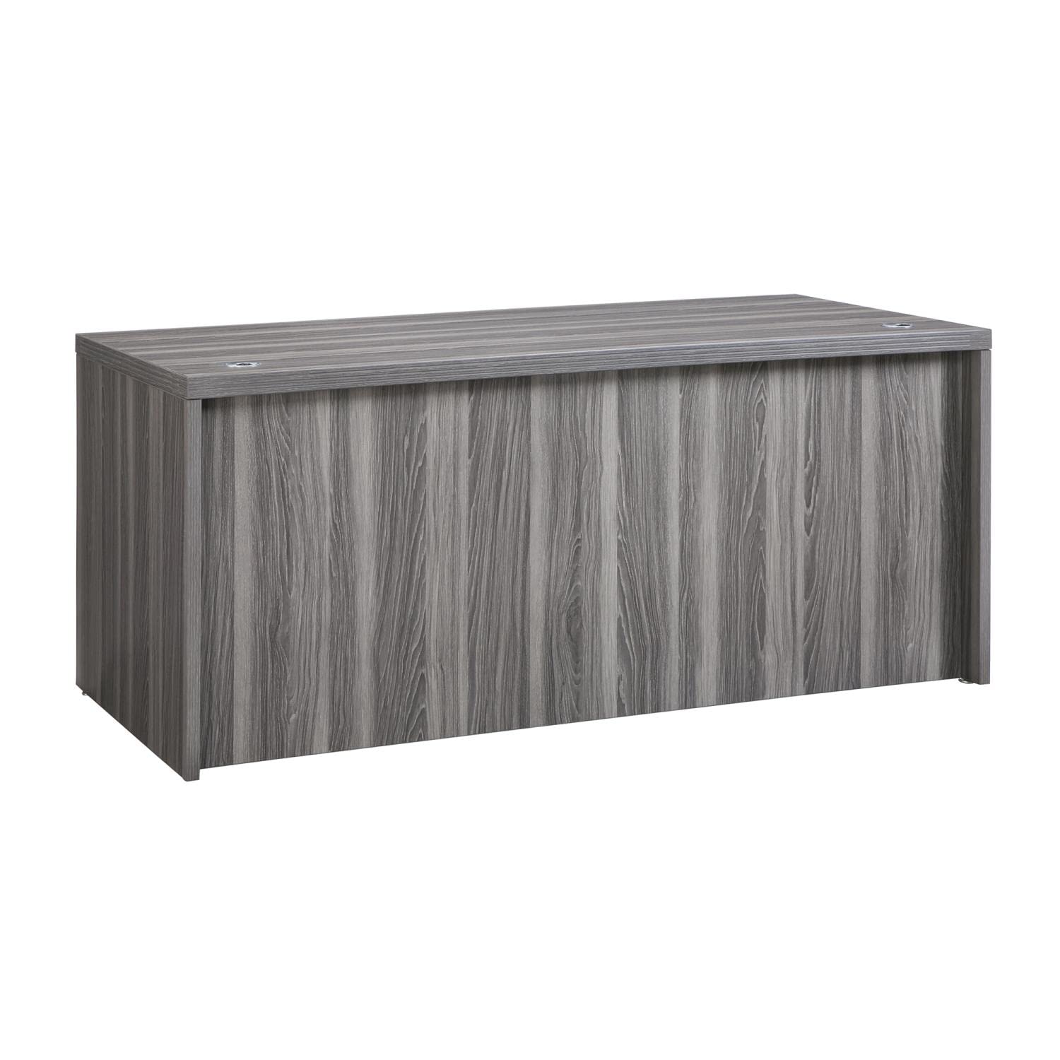 Mayline ARD7236LGS Aberdeen 72"W x 36"D Straight Front Rectangle Desk, Gray Steel Tf