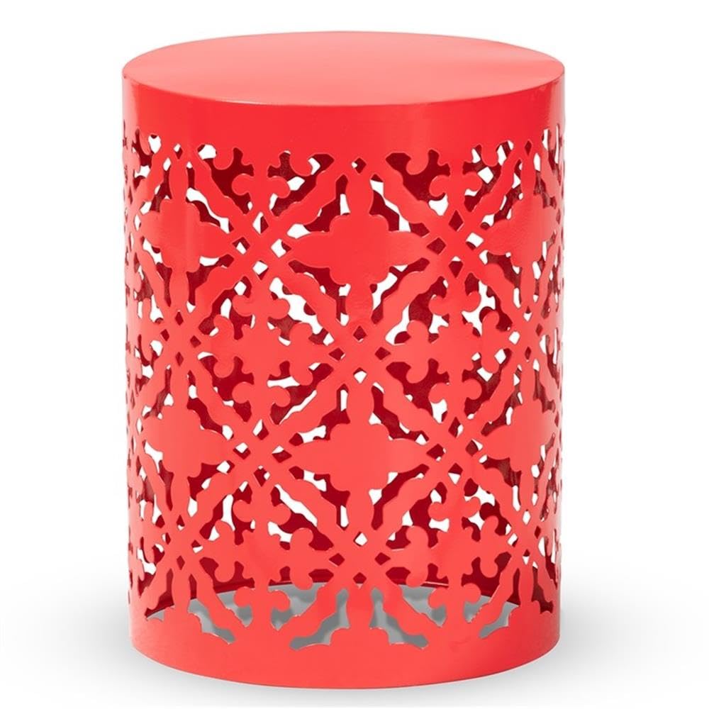 Baxton Studio Jamila Outdoor Side Table - Thumbnail 2