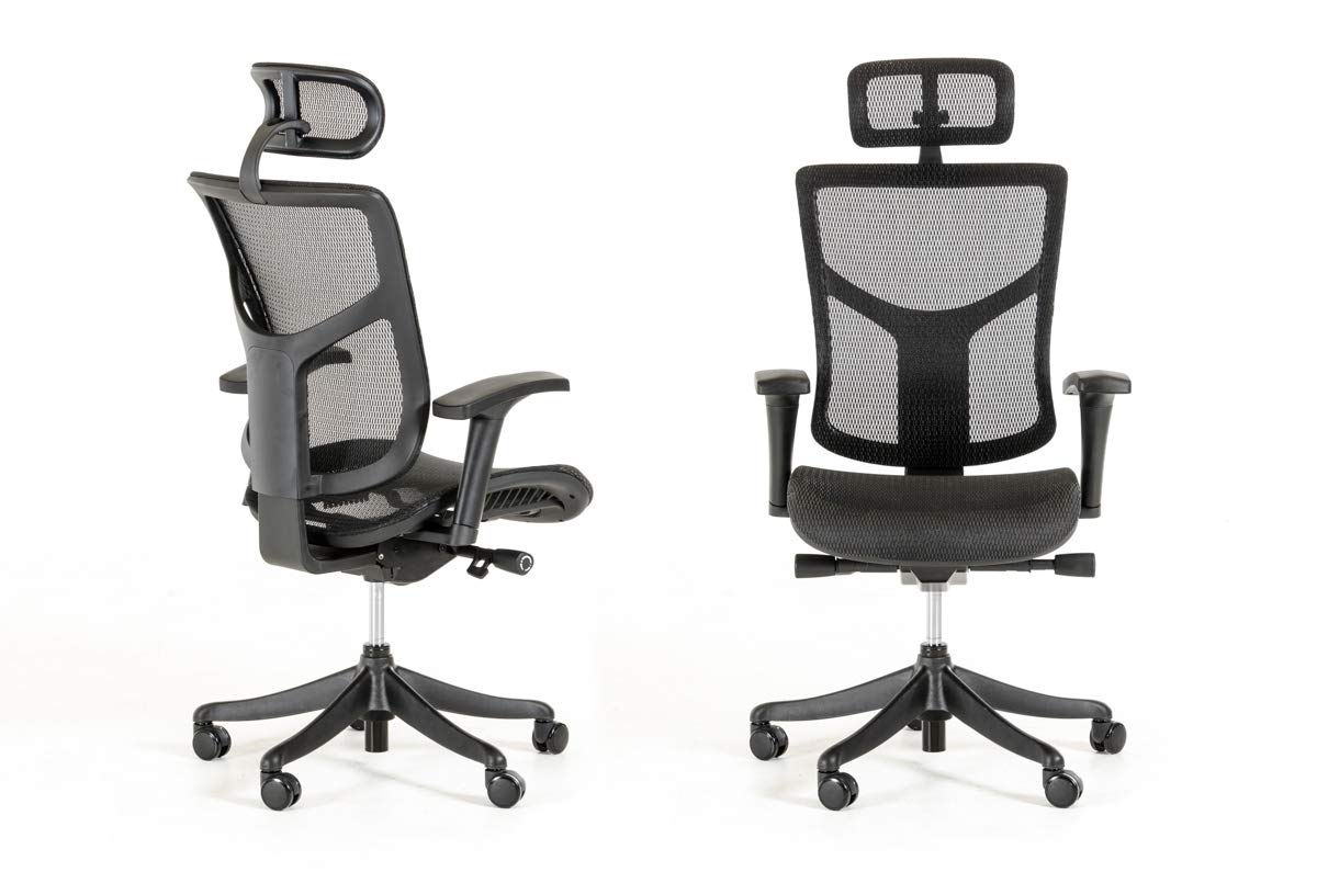 HomeRoots Furniture Conference Room Modern Black Office Chair