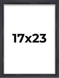17x23 Shadow Box Frame Contemporary Black | 1'' Depth of Usable Space| Interior Size 17x23 or 23x17 Inches| UV Resistant Acrylic