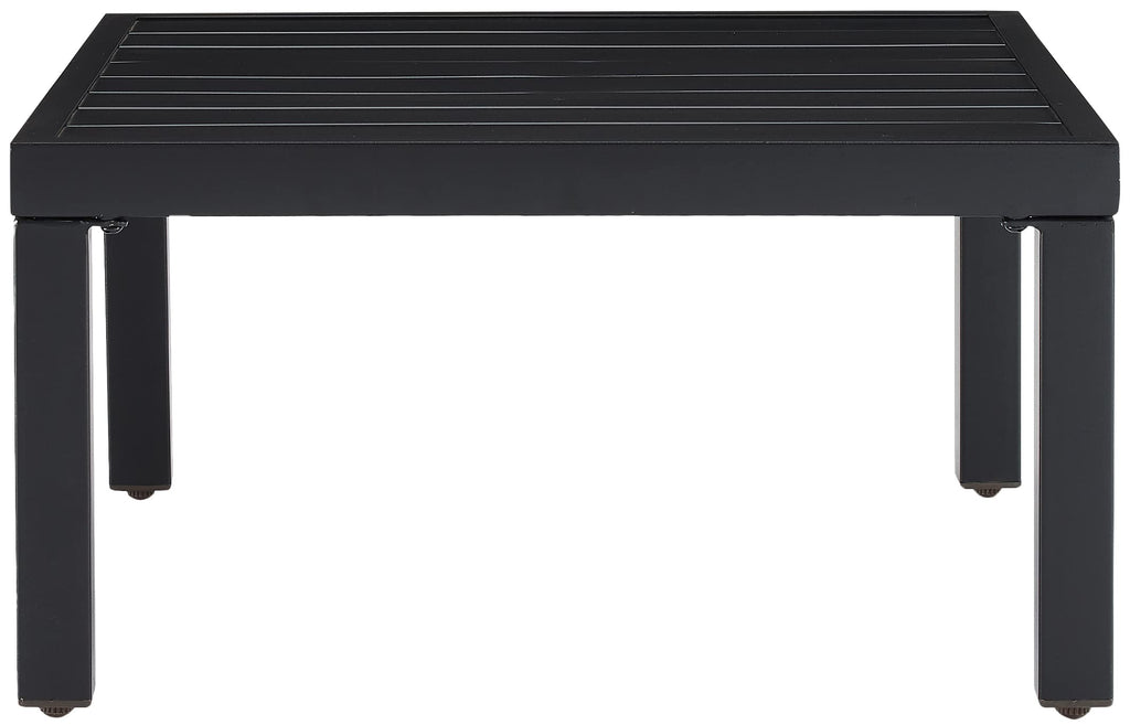 Crosley Furniture CO6322-MB Piermont Outdoor Metal Sectional Side Table, Matte Black