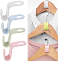 Pack Of 30 Clothes Hangers, SpaceSaving, SpaceSaving Hangers, Connecting Hooks, Wardrobe Organiser For More Useful Space (Mult