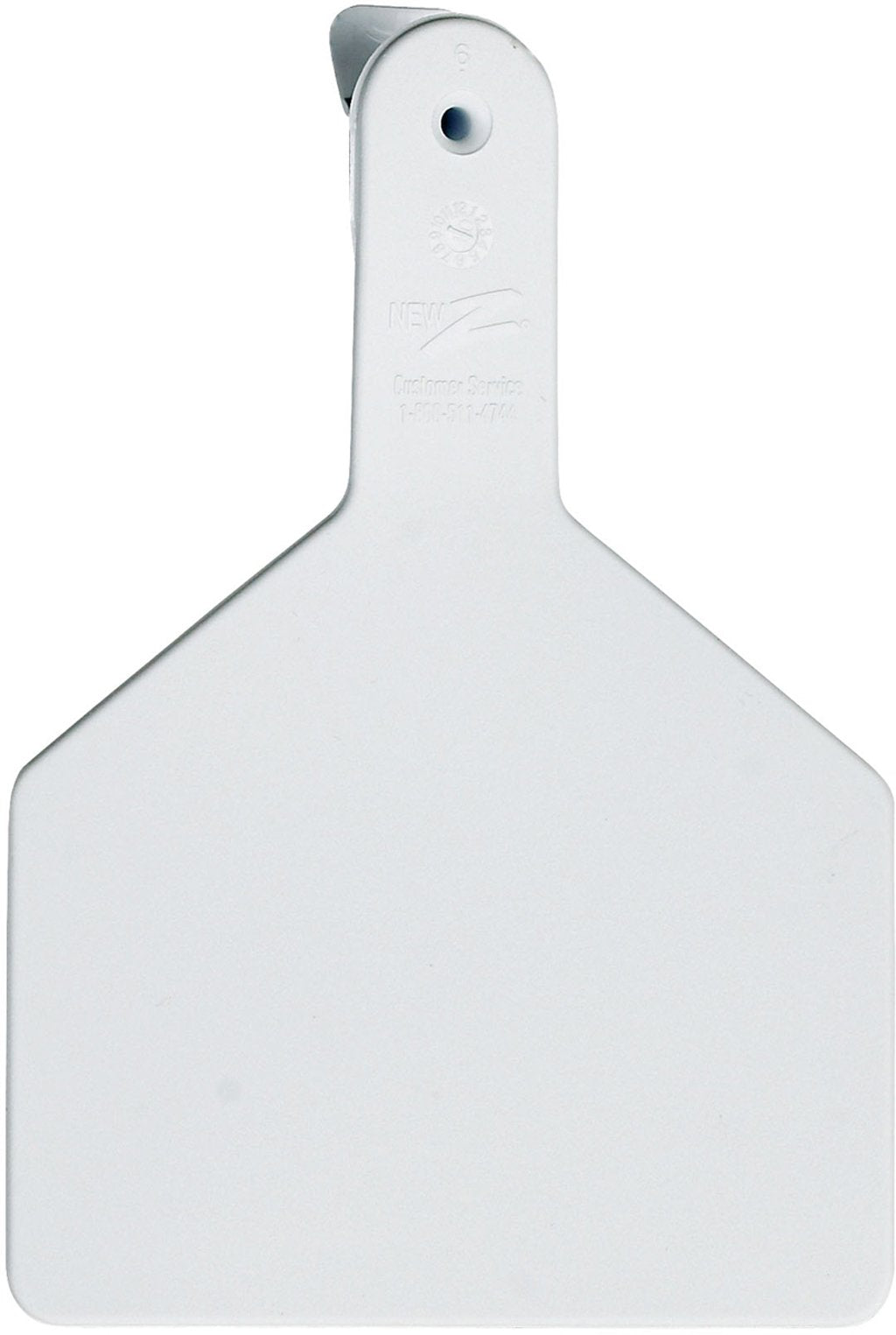 Z Tags 288225 25 Count 1-Piece Blank Tags For Cows, White