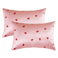 Thxsilk Set Of 2 Natural Mulberry Silk Pillowcase For Hair And Skin With Hidden Zipper, Grade 6A+ Silk Pillow Case, Organic Silk