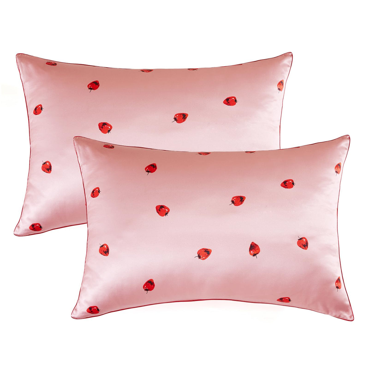 Thxsilk Set Of 2 Natural Mulberry Silk Pillowcase For Hair And Skin With Hidden Zipper, Grade 6A+ Silk Pillow Case, Organic Silk