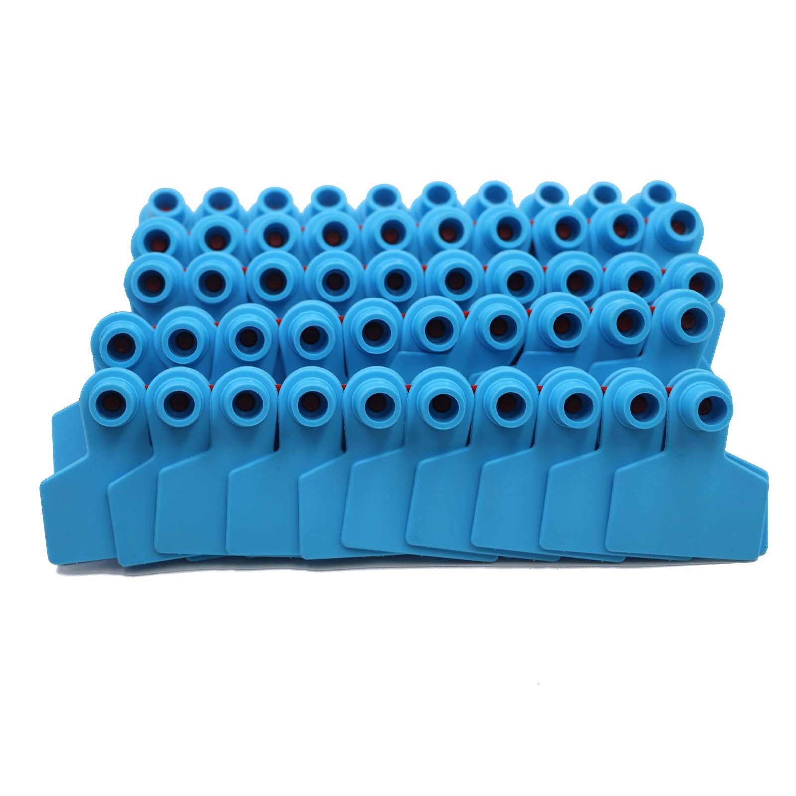 Blank Ear Tags, 100 Pieces Blank Livestock Ear Tags For Pigs Goats Sheep Cattle Calf Cows Animal (Blue)