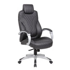 Boss Executive Hinged Arm Chair - Black (B8871-Bk)