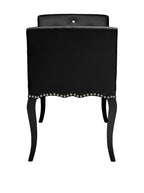 Baxton Studio Kristy Bench, One Size, Black