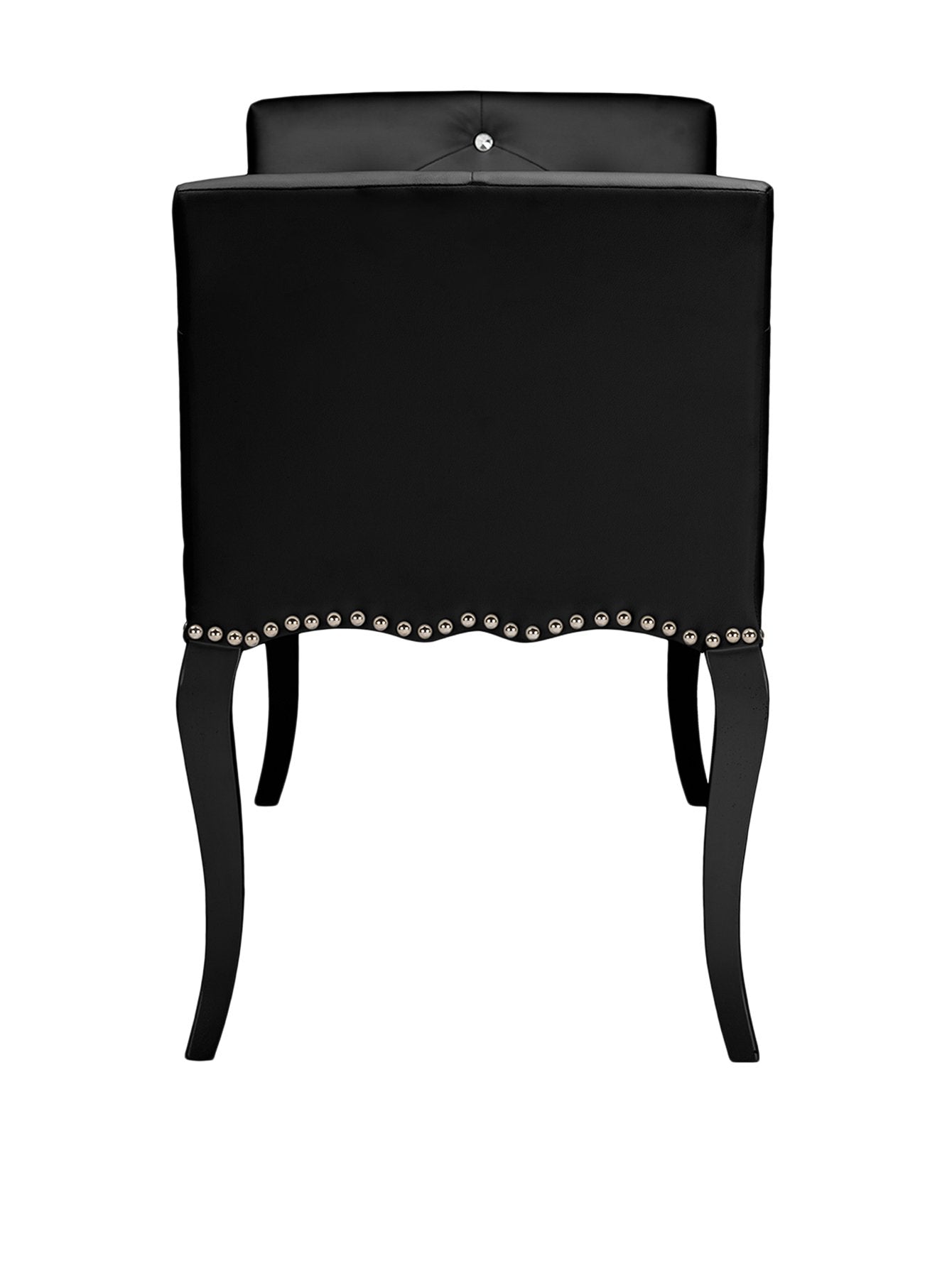 Baxton Studio Kristy Bench, One Size, Black