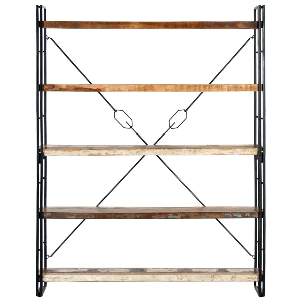 5-Tier Bookcase 55.1&quot;x11.8&quot;x70.9&quot; Solid Reclaimed Wood