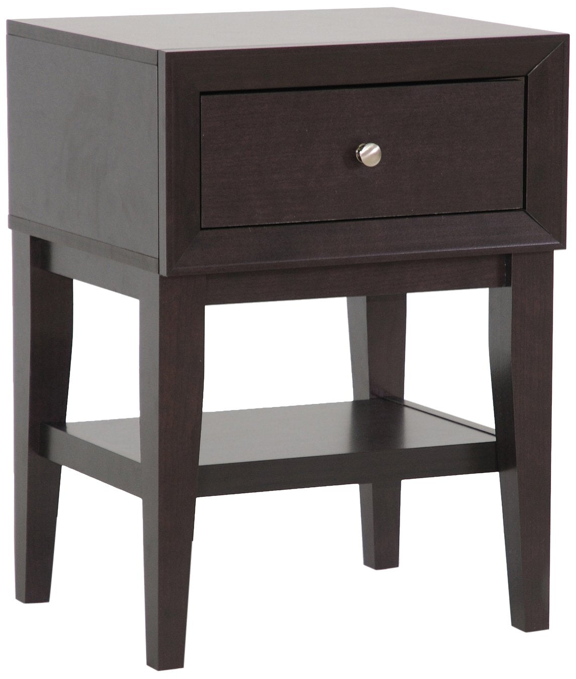 Baxton Studio Gaston Modern Accent Table and Nightstand, Brown