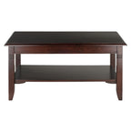 Winsome Nolan 18.03-inch x 37-inch x 21.02-inch Composite Wood Coffee Table, Cappuccino (40237)