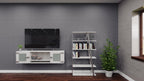 72" Mirella Glass Door Wall Mount Hutch