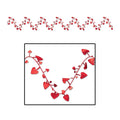 Gleam 'N Flex Heart Garland (Red) Party Accessory  (1 Count) (1/Pkg)
