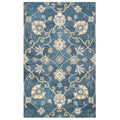 Rizzy Home Alora Decor Napoli 5' X 8' Traditional Motifs Blue/Ivory Hand-Tufted Area Rug