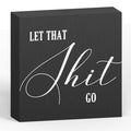 Funny Bathroom Decor Bathroom Signs Black Desk Decor Wood Box Sign Humor Bathroom Shelf Decor Restroom Sign Half Bathroom Decor 