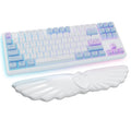 Angel Wing Cloud Keyboard Wrist Rest, Soft Leather Memory Foam Keyboard Wrist Support For Pain Relief, Ergonomic Anti-Slip Compu