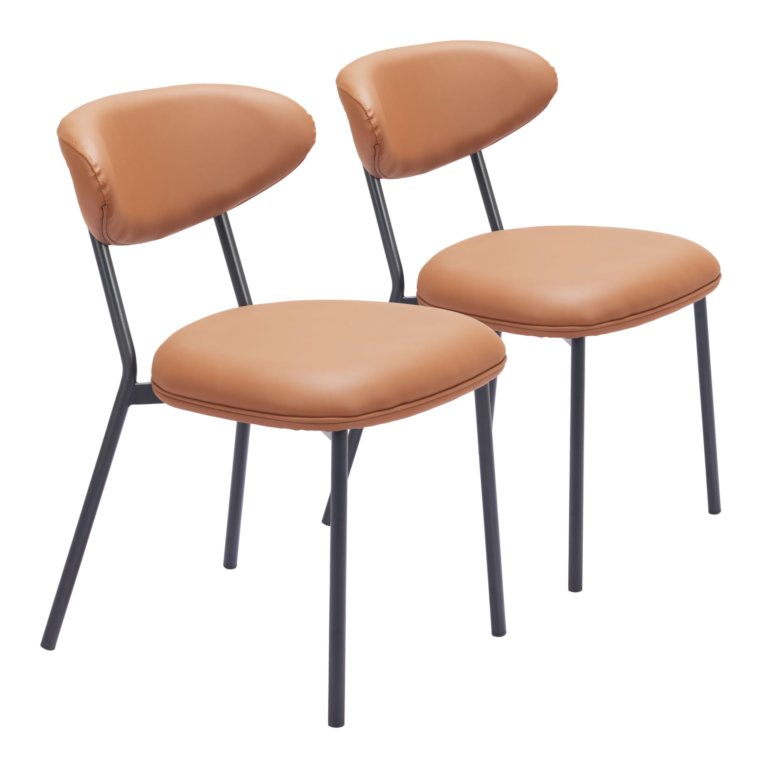 Zuo Rorun Dining Chair (Set of 2) Brown