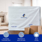 Excibubblebearbb Mattress Bags For Moving And Storage,6 Mil Waterproof Zippered Mattress Protector Bags Of King Size, Extra Thic