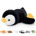 Niuniu Daddy 20' | 3.3 Pound Penguin Weighted Stuffed Animals For Adults Kids, Large Pillowfort Plush Animal Toys For Baby, Big