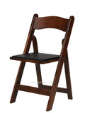 Commercial Seating Products American Padded Folding Chairs, Fruitwood
