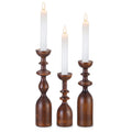 HOWSILAY Candle Holder Wood Candle Holders for Table Centerpiece Candlestick Holders Modern Farmhouse Decor Candlesticks fits 3/