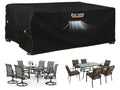 Enzeno Patio Furniture Set Cover Waterproof, Outdoor Dining Coffee Table Chair Covers Rectangular, Heavy Duty Outside Weatherproof Sectional Set Covers For Protection 72'L X 36'W X 28'H