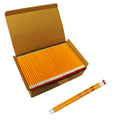Skkstationery 200 Count Pre-Sharpened #2 Pencils, 2 Hb Lead Bulk Box Pencil, Pencils No. 2, Yellow Pencils With Erasers, Number