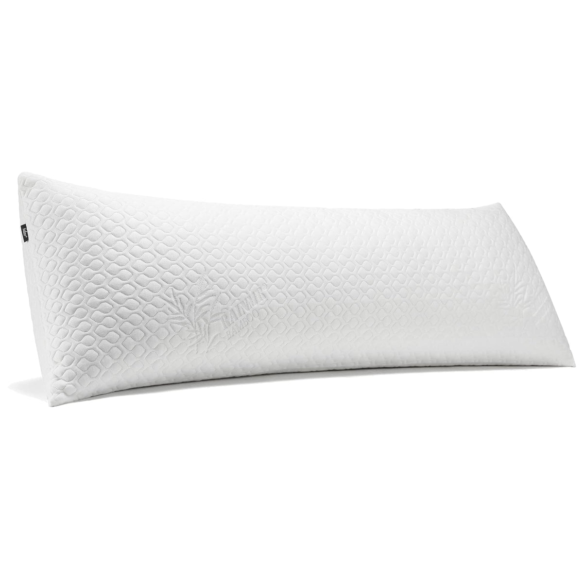 Rainmr Extra Thick Body Pillow Memory Foam - Long Pillow For Adults - Thicker Inner Case - Soft & Cooling Double Pillowcases, 20