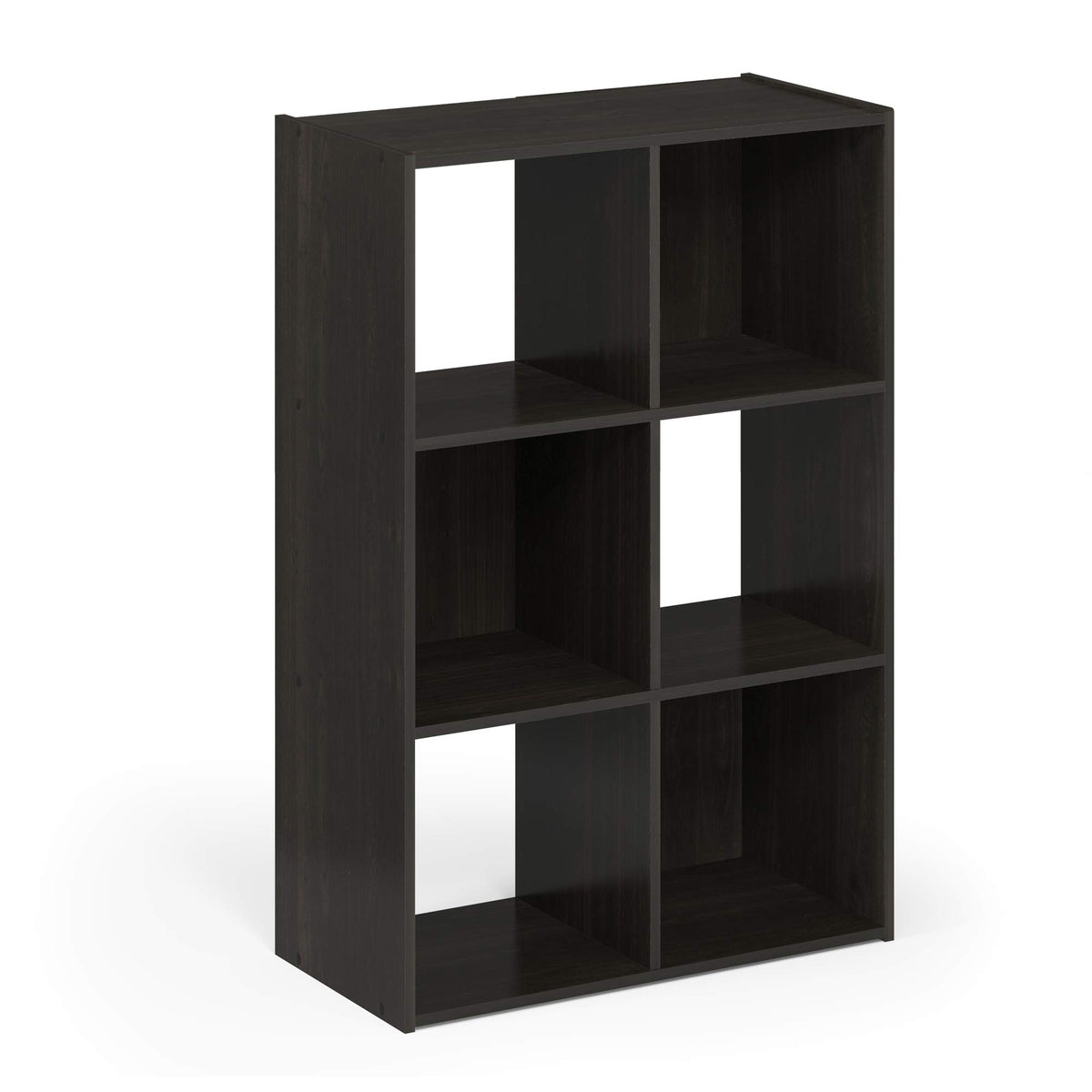 Furinno Pelli Cubic Storage Cabinet, 3x2, Espresso