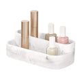 iDesign Dakota 2-Tier Makeup and Cosmetic Storage Bathroom, Countertop, Vanity, 8 x 3.9 x 2.54, Palette Organizer