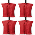 Abccanopy Canopy Weights 112 Lbs Tent Sand Bags,4Pcs-Pack (Red)