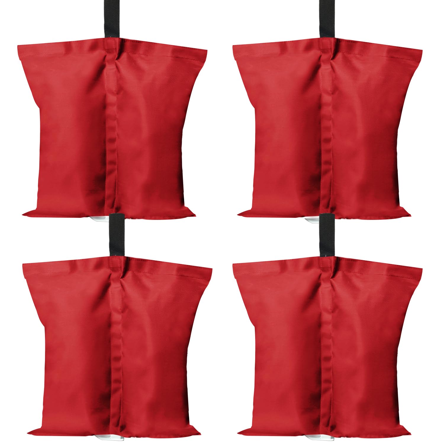 Abccanopy Canopy Weights 112 Lbs Tent Sand Bags,4Pcs-Pack (Red)