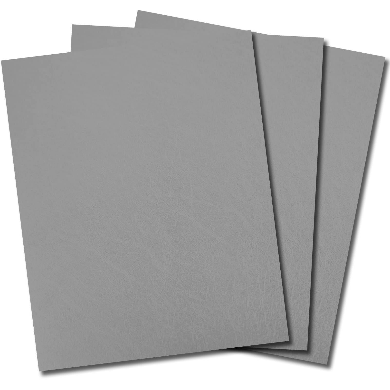 Binditek 50 Pack 16 Mil Leather Textured Polycovers - Binding Presentation Covers For Business Reports And Proposals 8-1/2 X 11