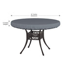 Covers & All Round Table Top Cover, 12 Oz Waterproof Uv & Weather Resistant Patio Table Cover, Outdoor Table Cover For Patio Outdoor Furniture & Coffee Table (41' Dia X 4' H Inches, Gray)