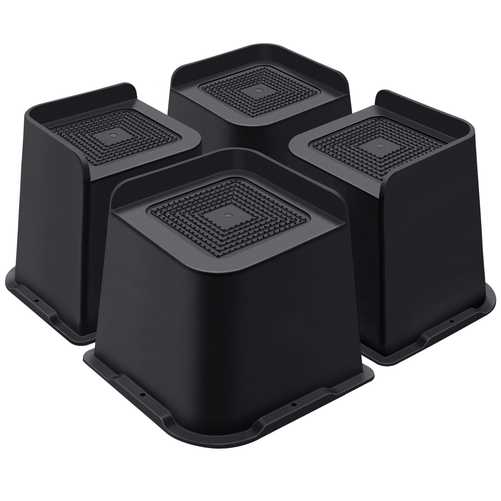 Annkut Bed Risers 5 Inch Heavy Duty, Furniture Risers For Bed Desk Table Sofa Couch,Oversized Bed Lifts Risers, Support Up To 50