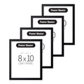 Poster Master 8x10 Black Wood Frames - 8x10 Poster Frames - Frame for Wall Art - Frame for Poster - 8 x 10 Frame Wood - Art Fram