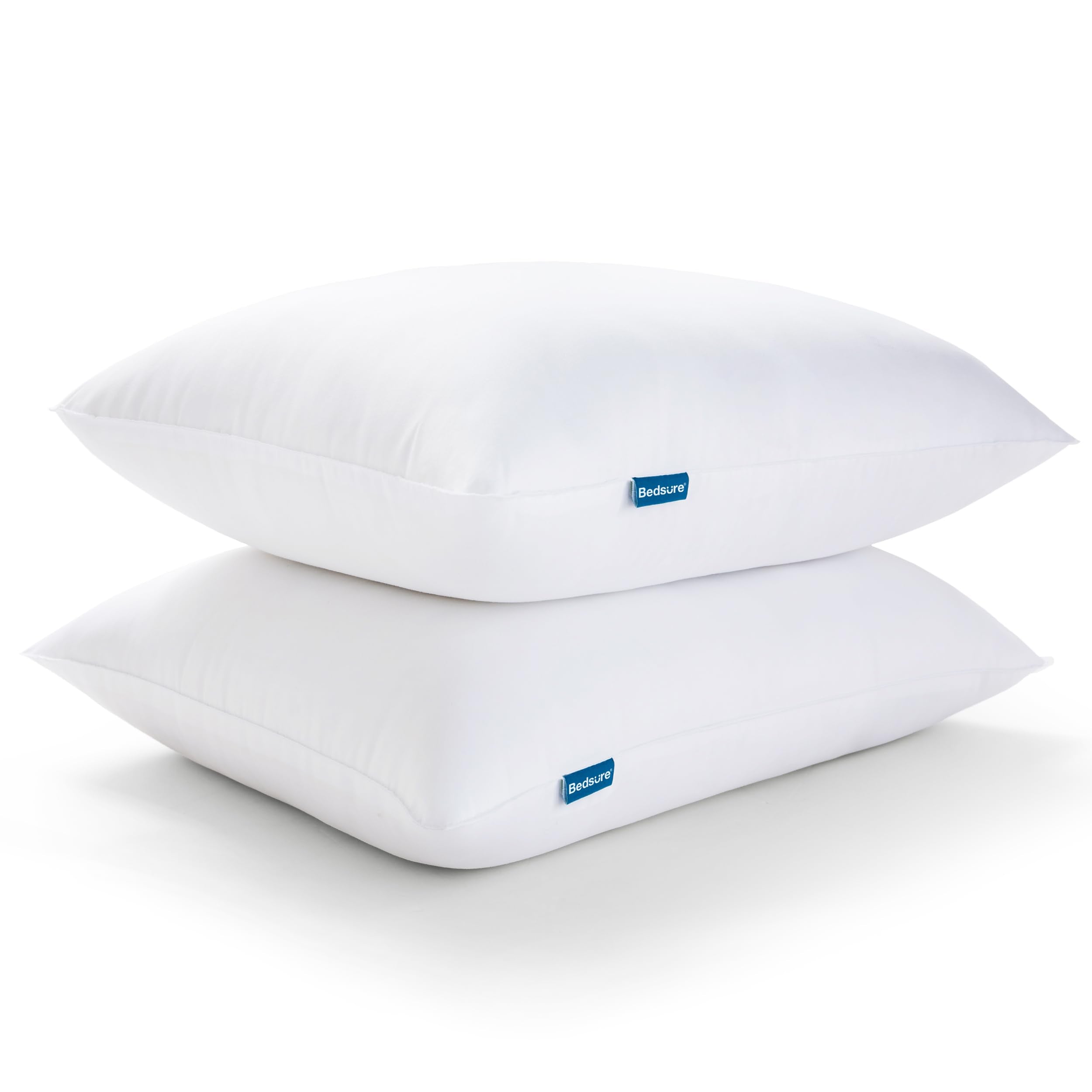 Bedsure Pillows Queen Size Set Of 2 - Hotel Quality Queen Size Bed Pillows 2 Pack For Sleeping, Soft And Supportive Filling For