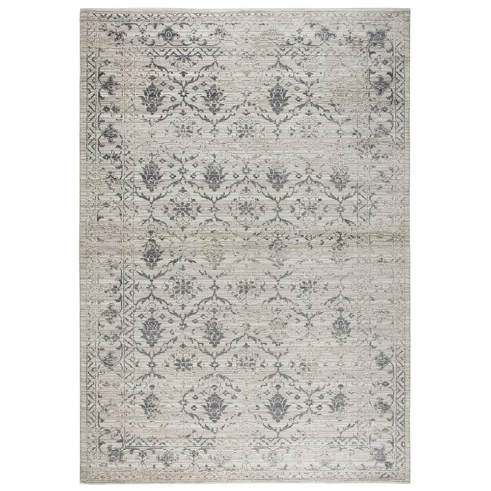 Swagger 6'7" X 9'6" Medallion Floral Natural/Beige/Tan/Gray Power-Loom Area Rug