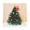 Talking Tables Santa Christmas Napkins with Xmas Tree - 20 Pack | Recyclable, Eco Friendly Paper Serviettes for Table Settings, 