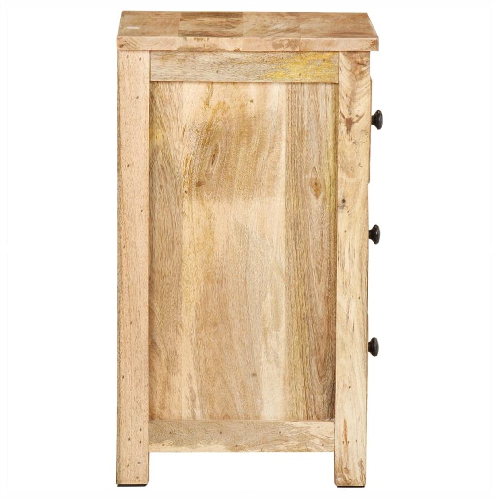 Bussandri Exclusive Bedside Table 45 X 35 X 60 Cm Solid Mango Wood