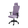 FORCHEER Ergonomic Office Chair Set with Headrest Cover, Water Repellent, Purple