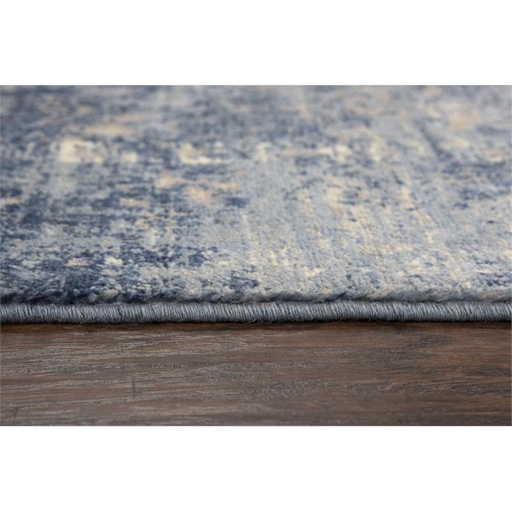 Rizzy Home Alora Decor Essential 2'6" X 10' Classic/Modeled Blue/Ivory Hybrid Area Rug