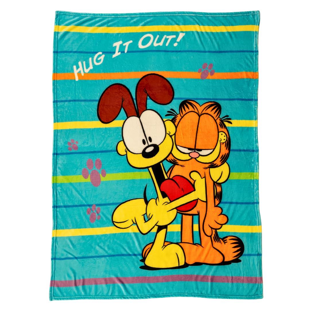 Franco Collectibles Garfield Bedding Super Soft Micro Raschel Throw, 46 In X 60 In, (Official Licensed Product)
