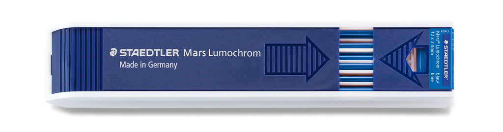 Staedtler Mars Carbon Lead, 2Mm, Blue, 12 Lead (204-3)
