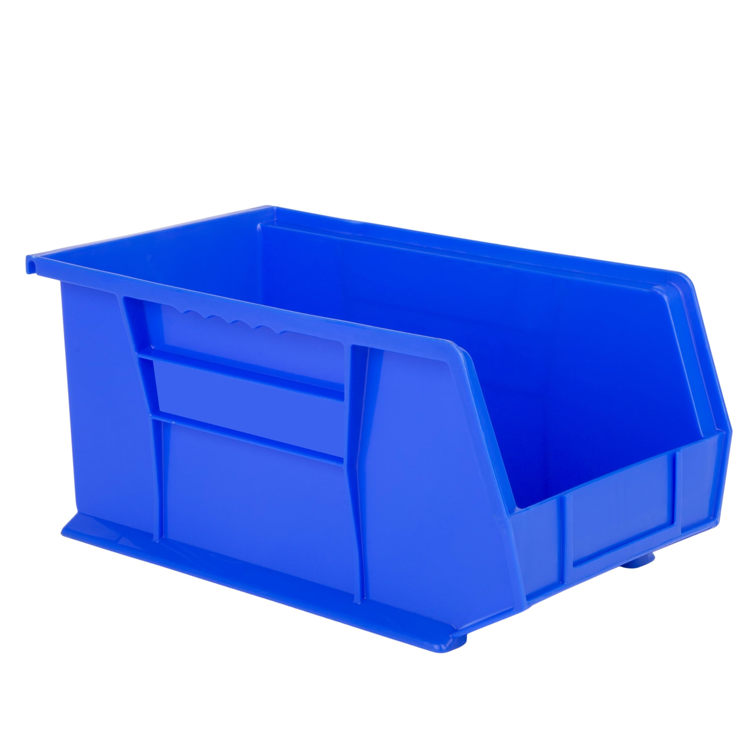 Hudson Exchange 15'' x 8'' x 7'' Plastic Stackable Storage Bin and Hanging Container, Blue