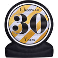 Fraser Hill Farm 8-Ft. Cheers To 30 Years Inflatable With Lights, Outdoor Blow-Up Festive Celebration Party Decor For Birthdays, Anniversaries, And Milestones