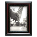 kieragrace Classic Traditional Lucy Picture Frame with Gold Beads, 5'' x 7'', Dark Brown