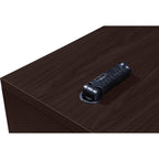 Lorell, LLR18215, Essentials Espresso Laminate Return Shell, 1 Each